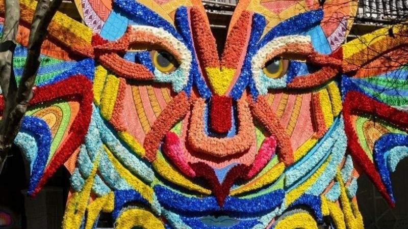 Un jaguar, dos quetzales y 22 mil flores llevan la cultura zapoteca a España