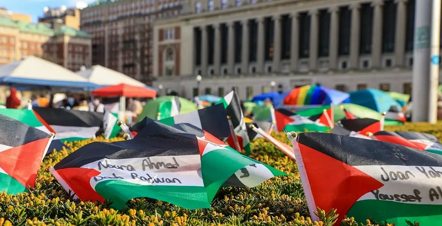 EE UU: Estudiantes desafían autoridades en protestas contra guerra en Gaza