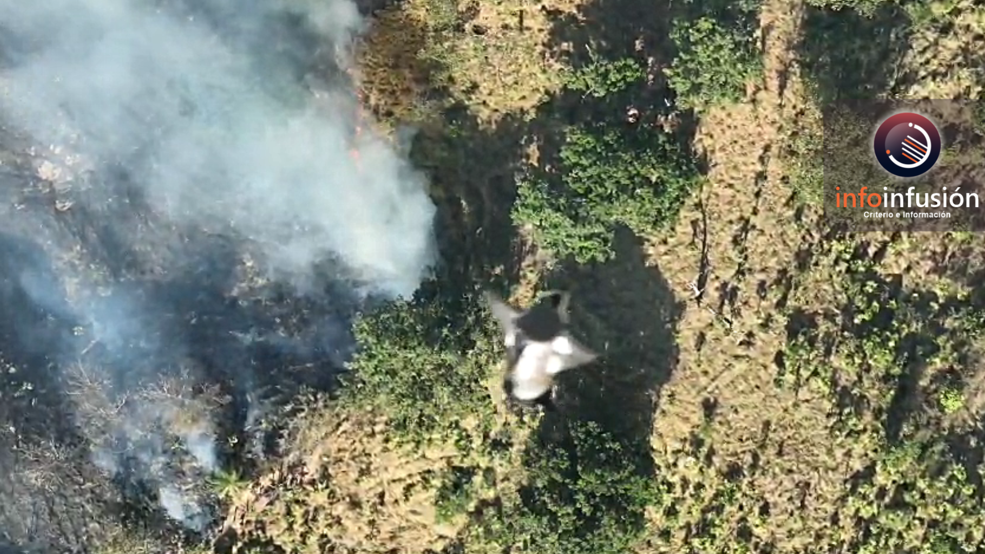 Drones enviados por grupos criminales provocan incendios en Guerrero