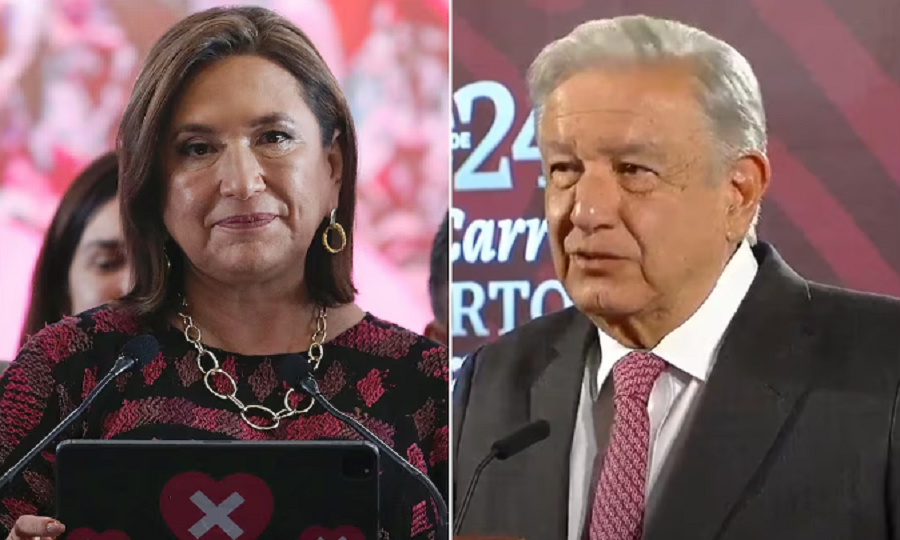 AMLO critica a Xóchitl Gálvez y Marko Cortés por apoyo fingido a programas sociales