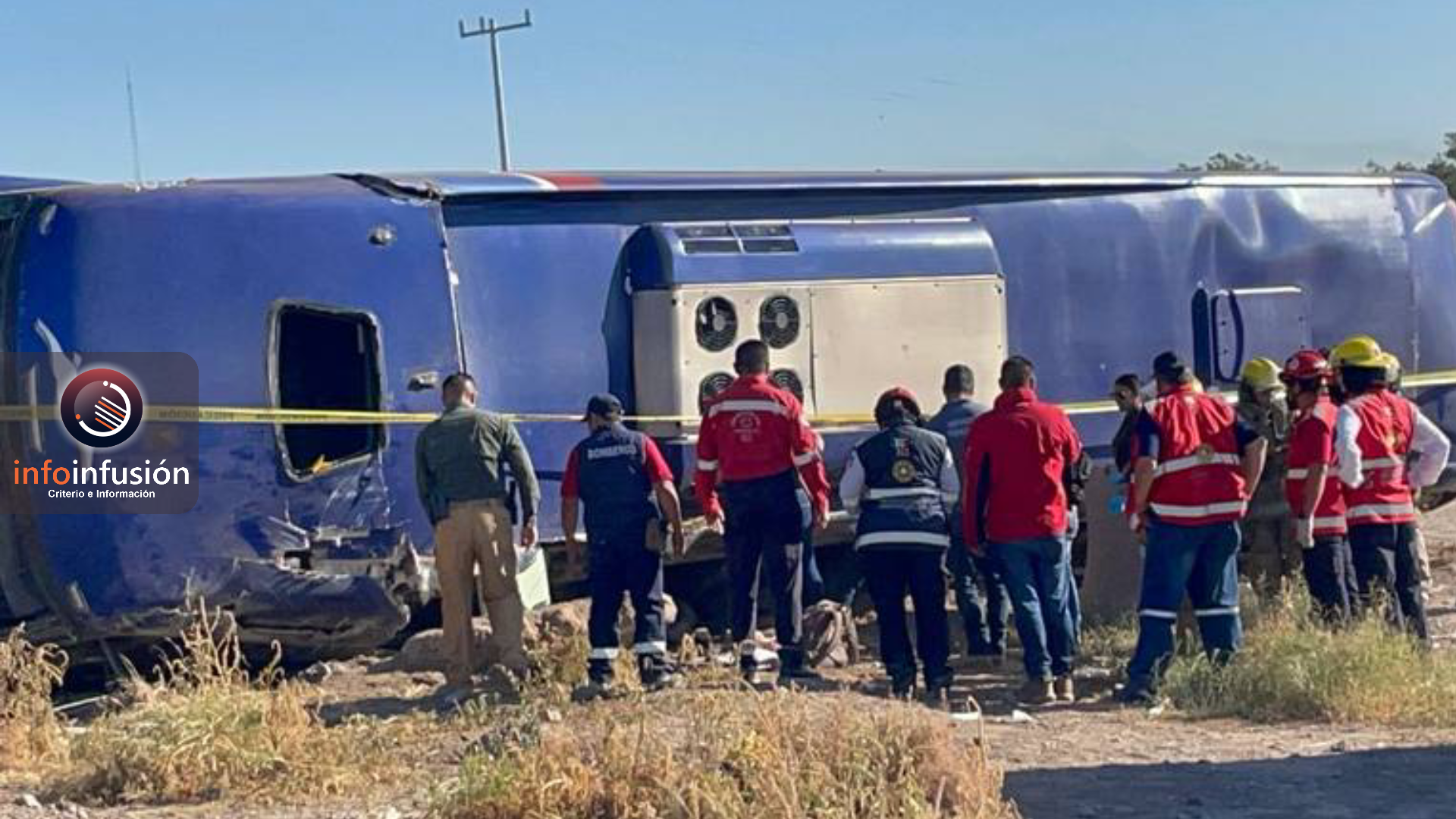 Confirman segunda muerte tras volcadura de autobús en Gómez Palacio