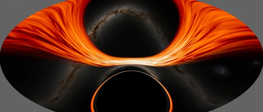 Una mirada al interior de un agujero negro: la visualización de la NASA