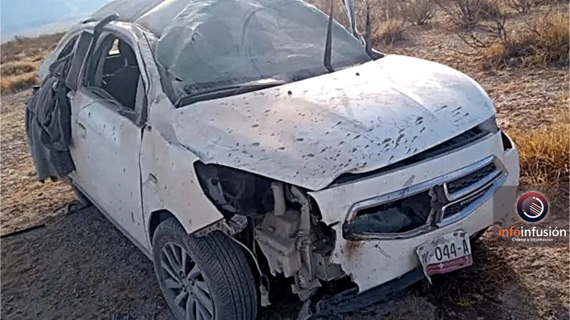 Mujer fallece tras volcadura en la autopista Durango–Gómez Palacio