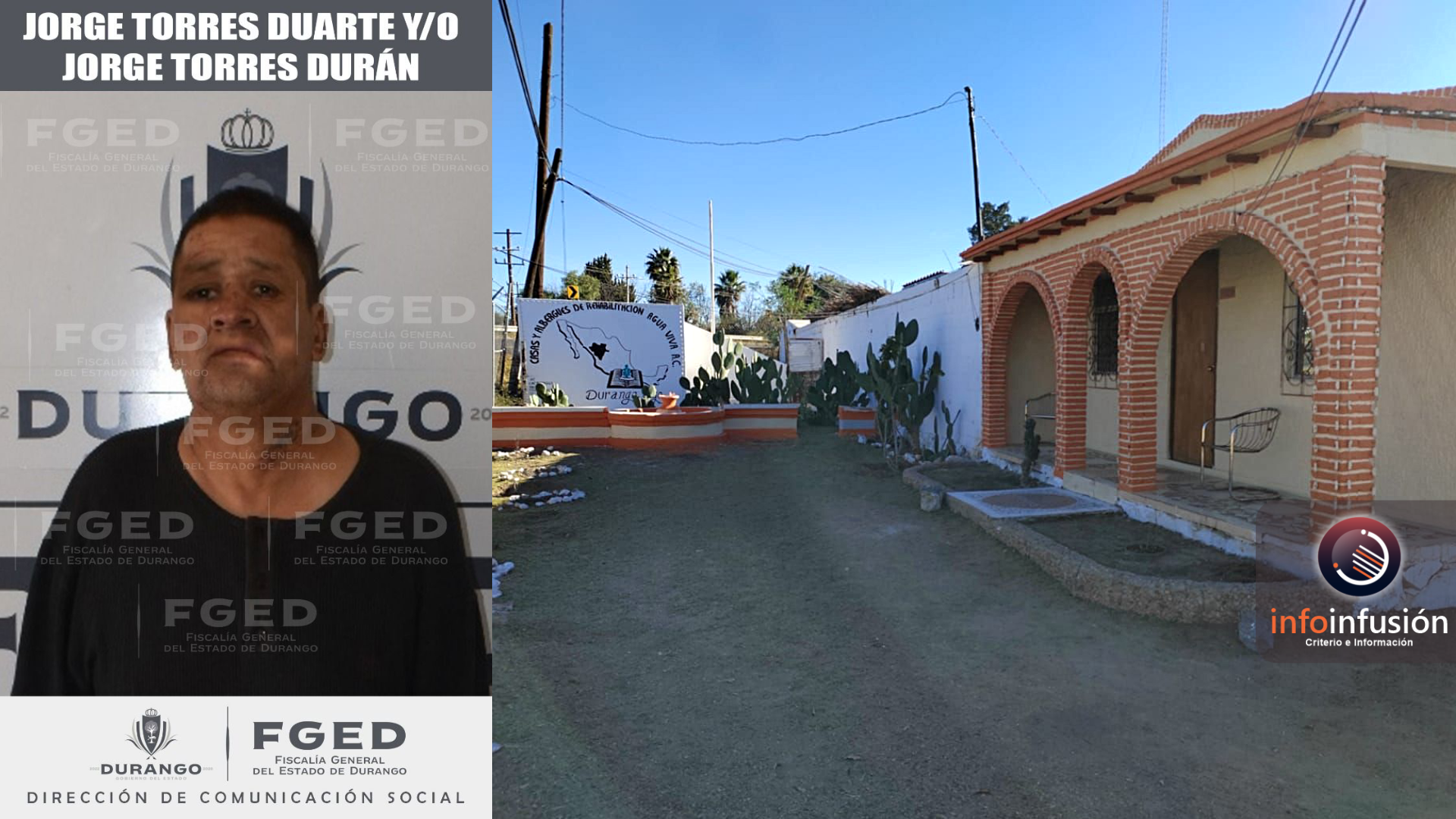 Dictan 42 años de prisión a hombre que asesinó a dos personas en centro de rehabilitación