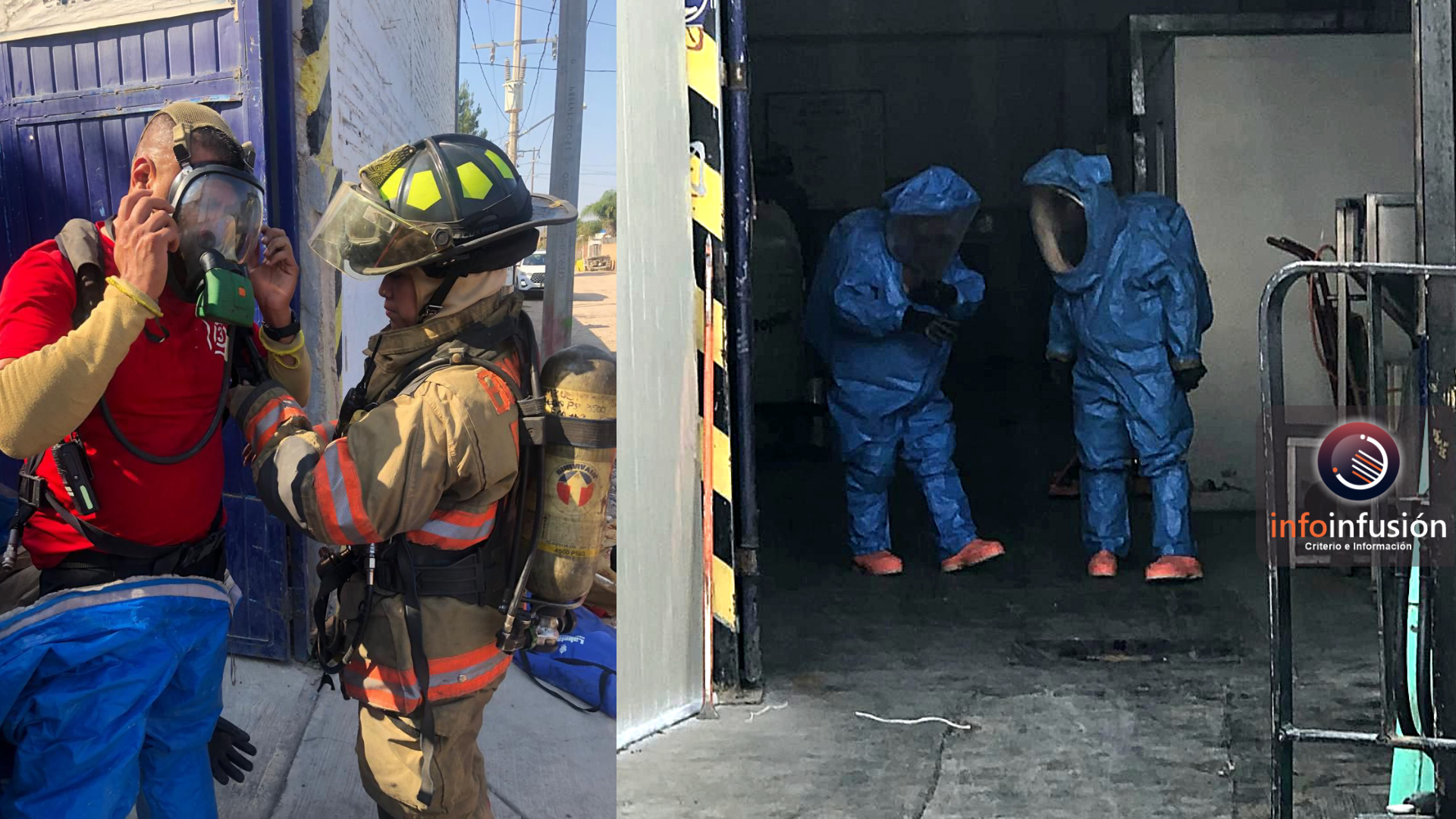 Fuga de amoniaco en fábrica de hielo sobre bulevar El Pueblito