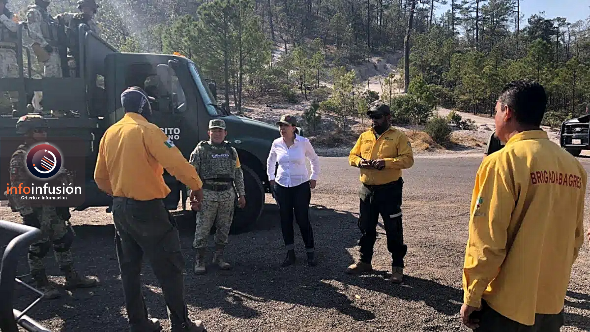 Crimen organizado estaría detrás de incendios forestales en Durango