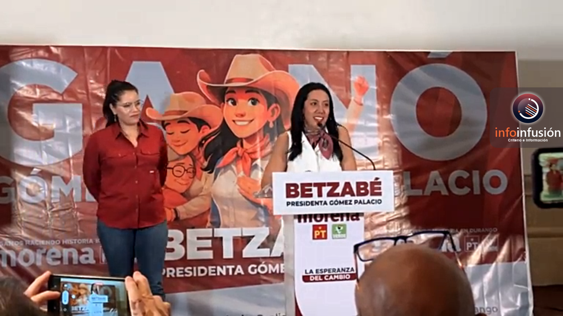 Betzabé Martínez se perfila ganadora en Gómez Palacio