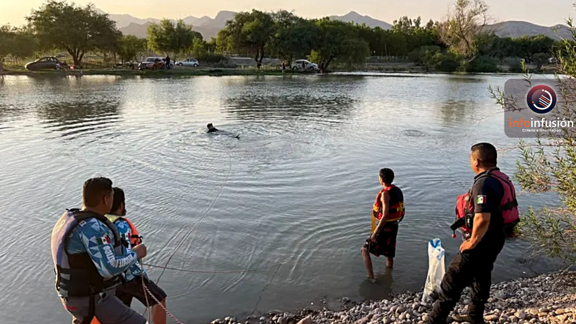 Joven desaparece en el río Nazas en Villa Juárez, Lerdo