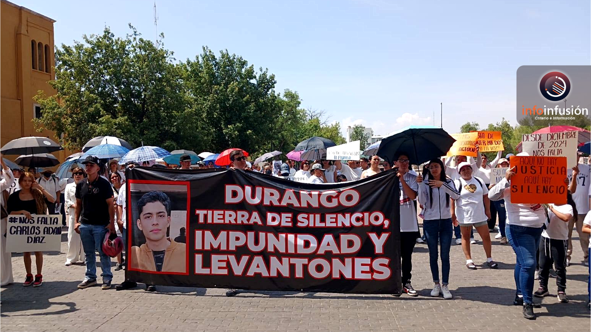 Familia de Marco Adriel y sociedad marchan para exigir justicia