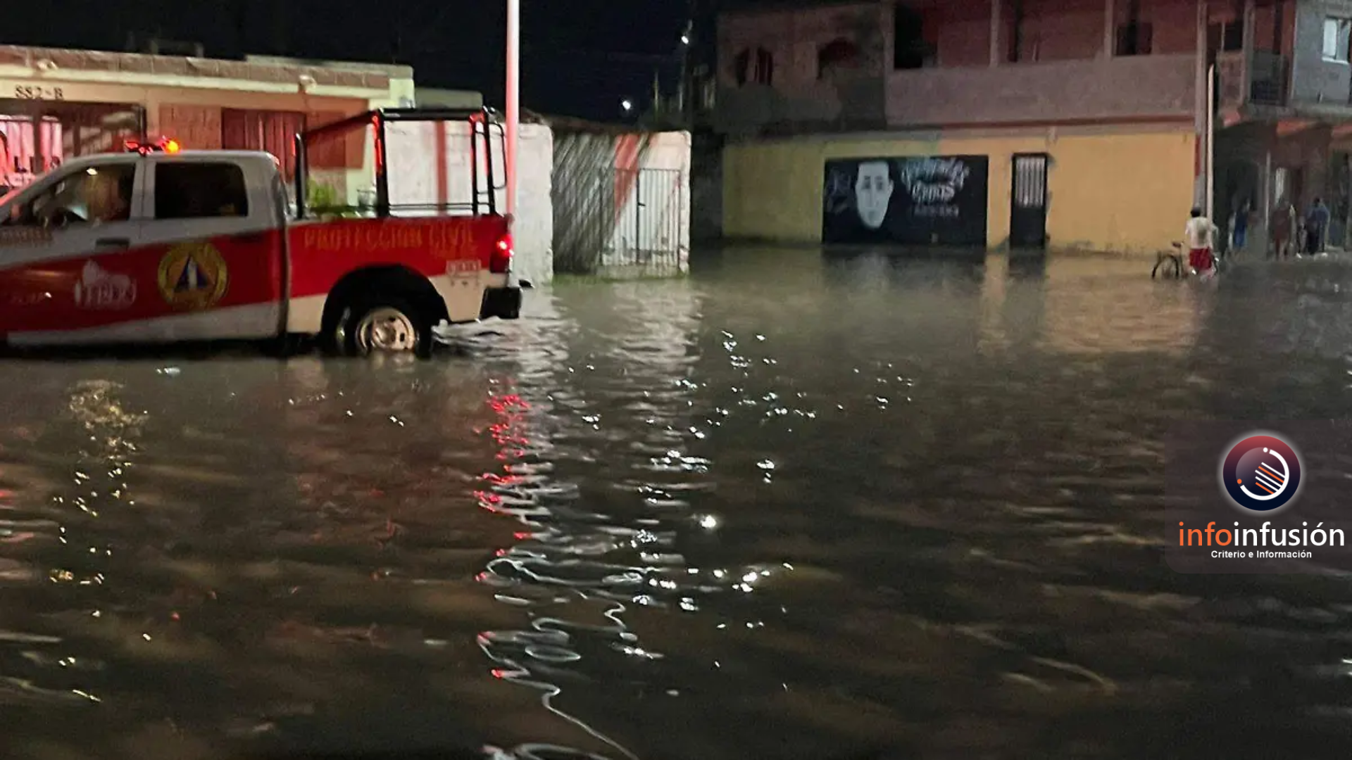 Afecta fuerte tormenta a la zona metropolitana de La Laguna