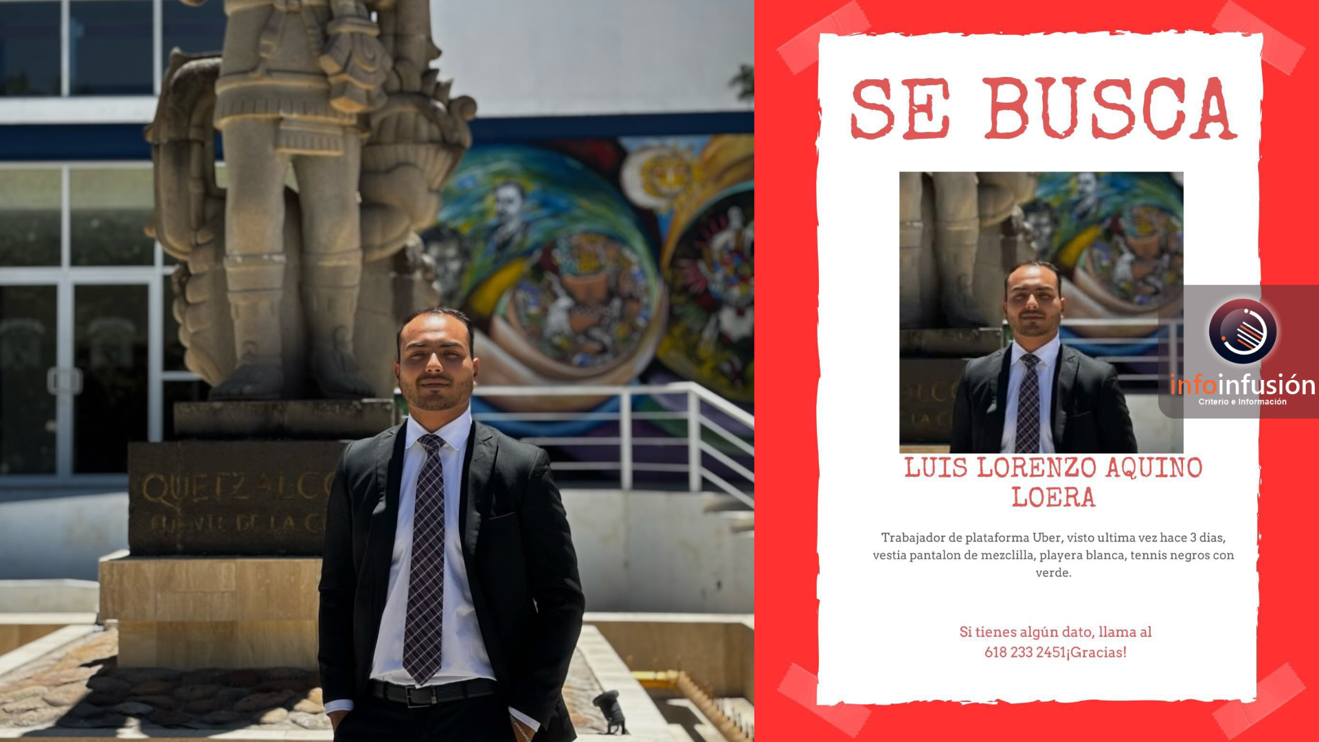 Desaparece conductor de Uber en Durango capital