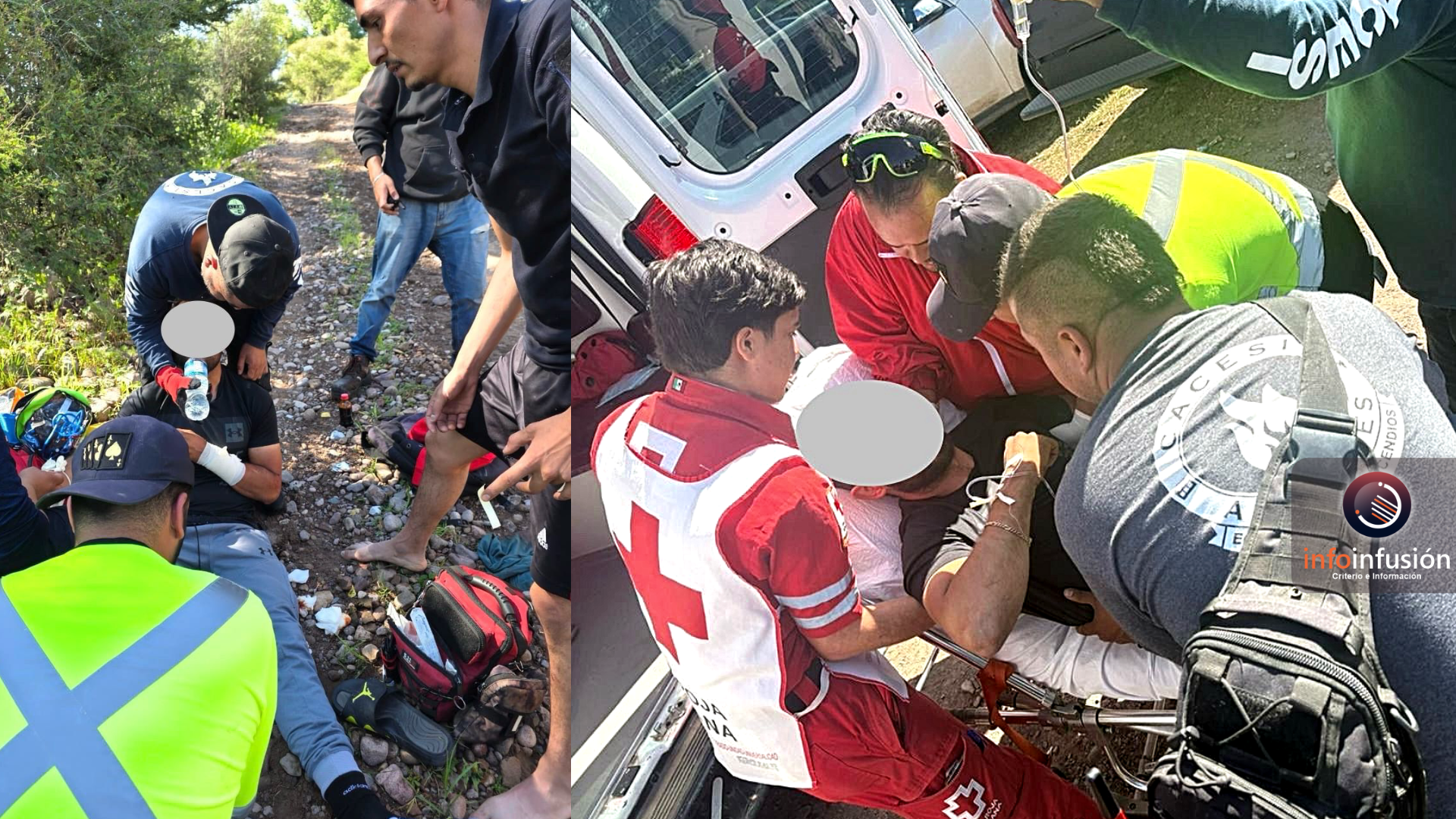 Rescatan con vida a hombre extraviado y con intención suicida