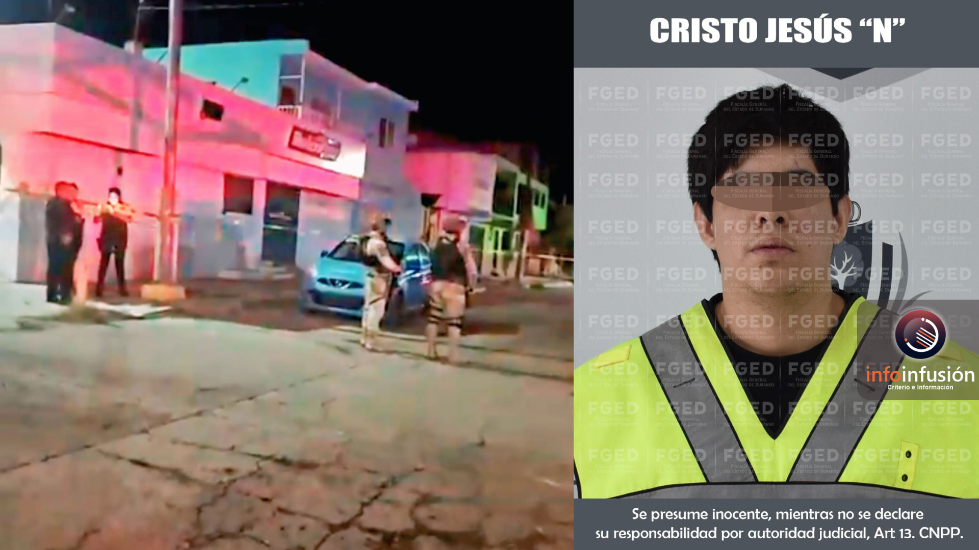 Cae presunto homicida tras ataque armado en la colonia Santa María