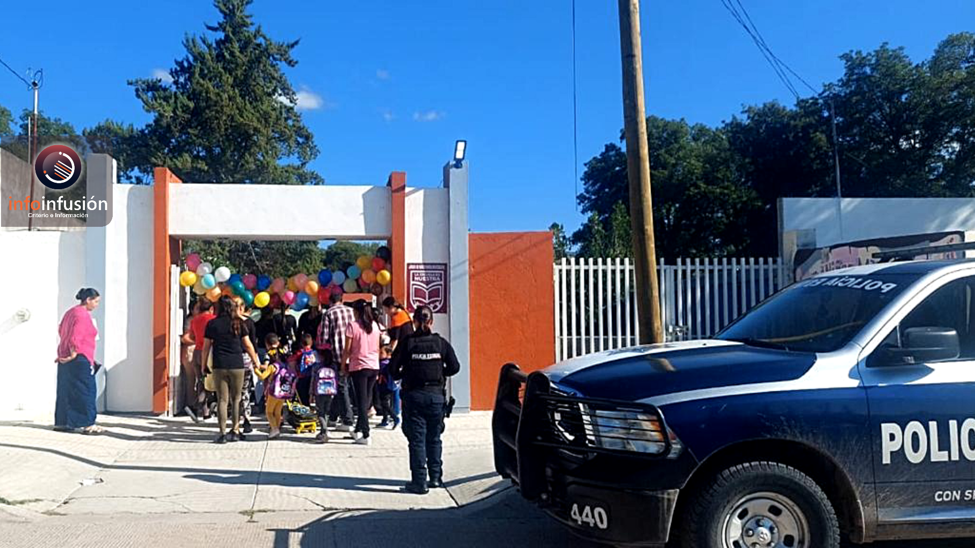 Inicia ciclo escolar con operativo de seguridad en planteles