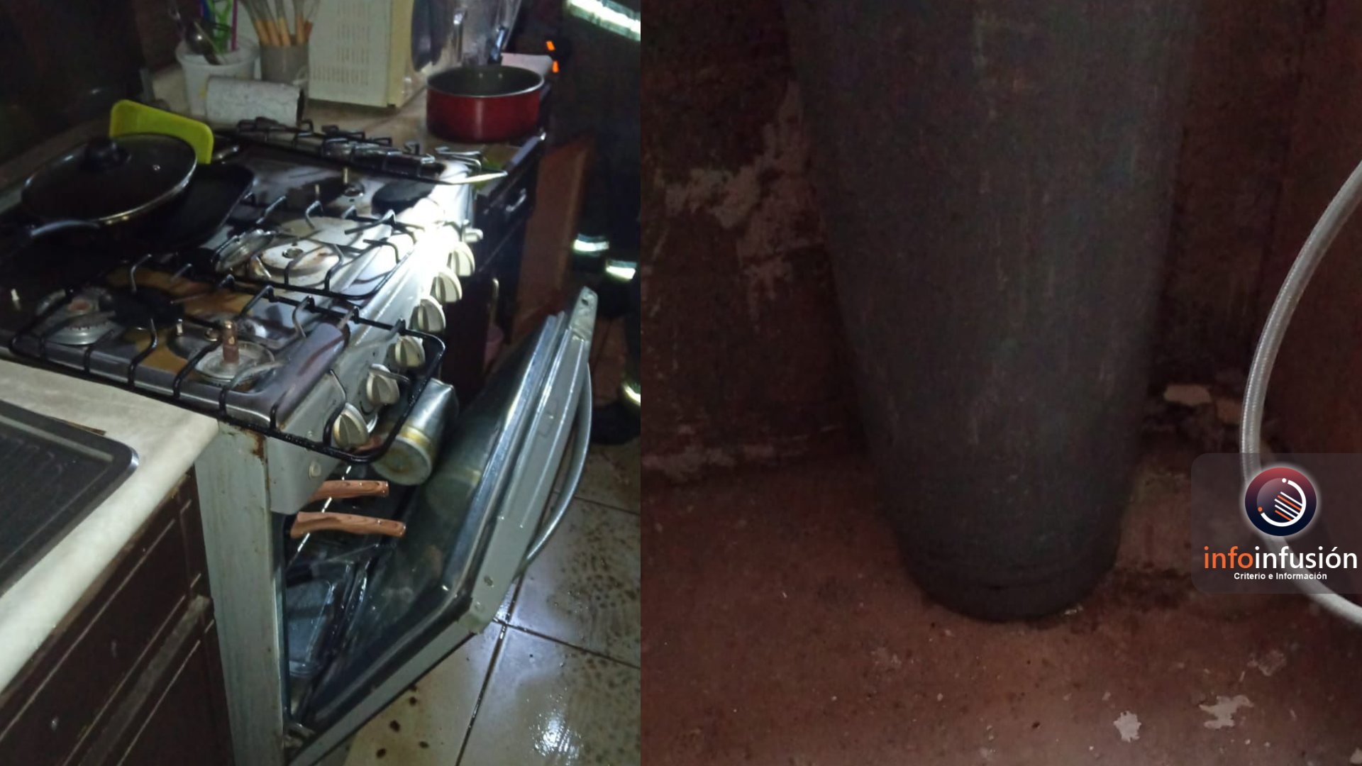 Flamazo lesiona a familia en fraccionamiento Victoria