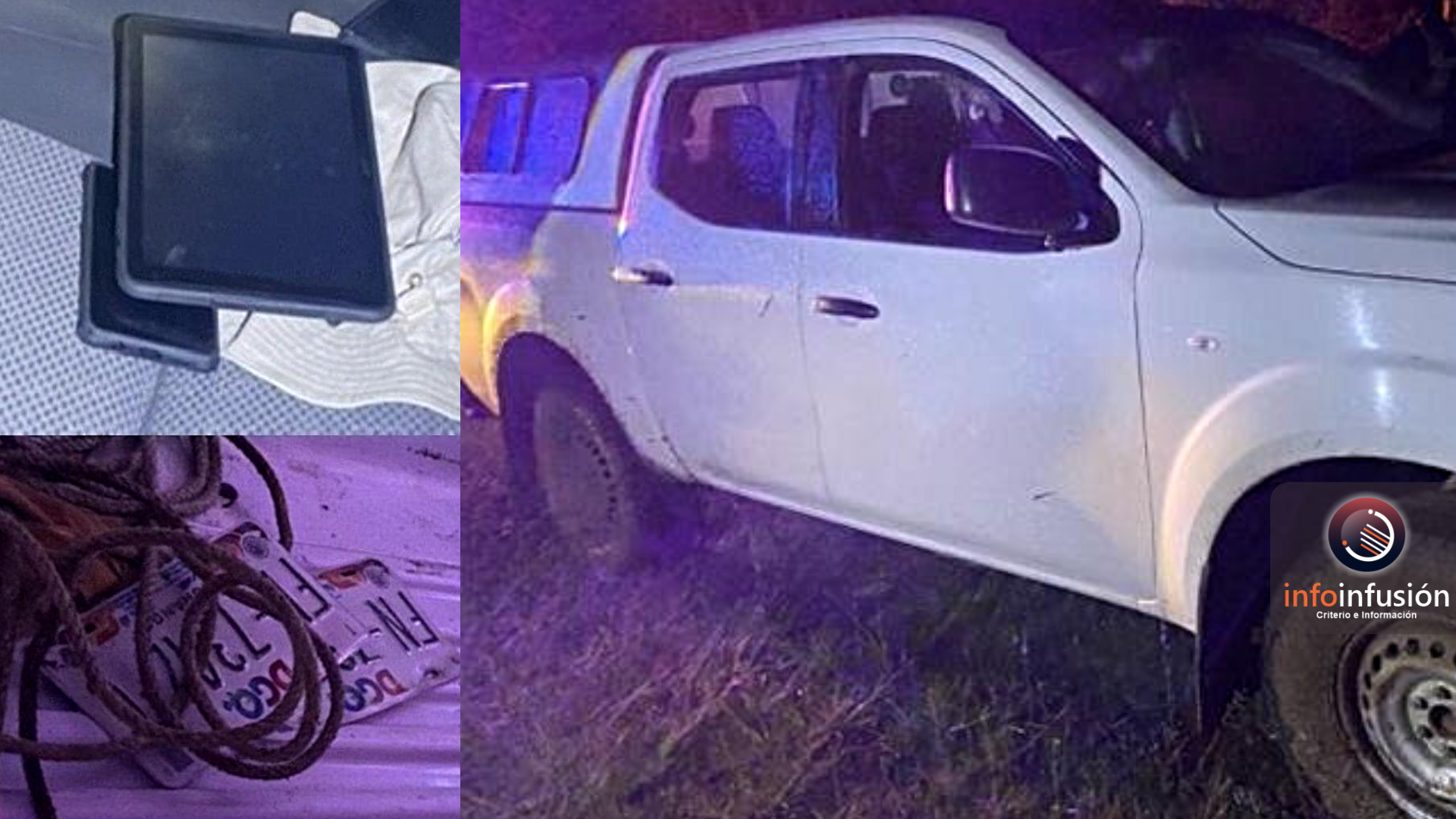 Recuperan en el Mezquital camioneta oficial del INEGI robada