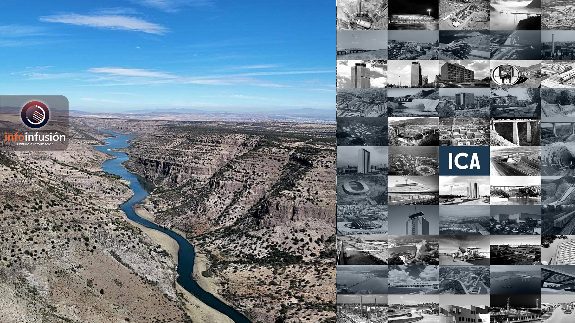 Constructores de Durango fuera de la obra de presa Tunal II