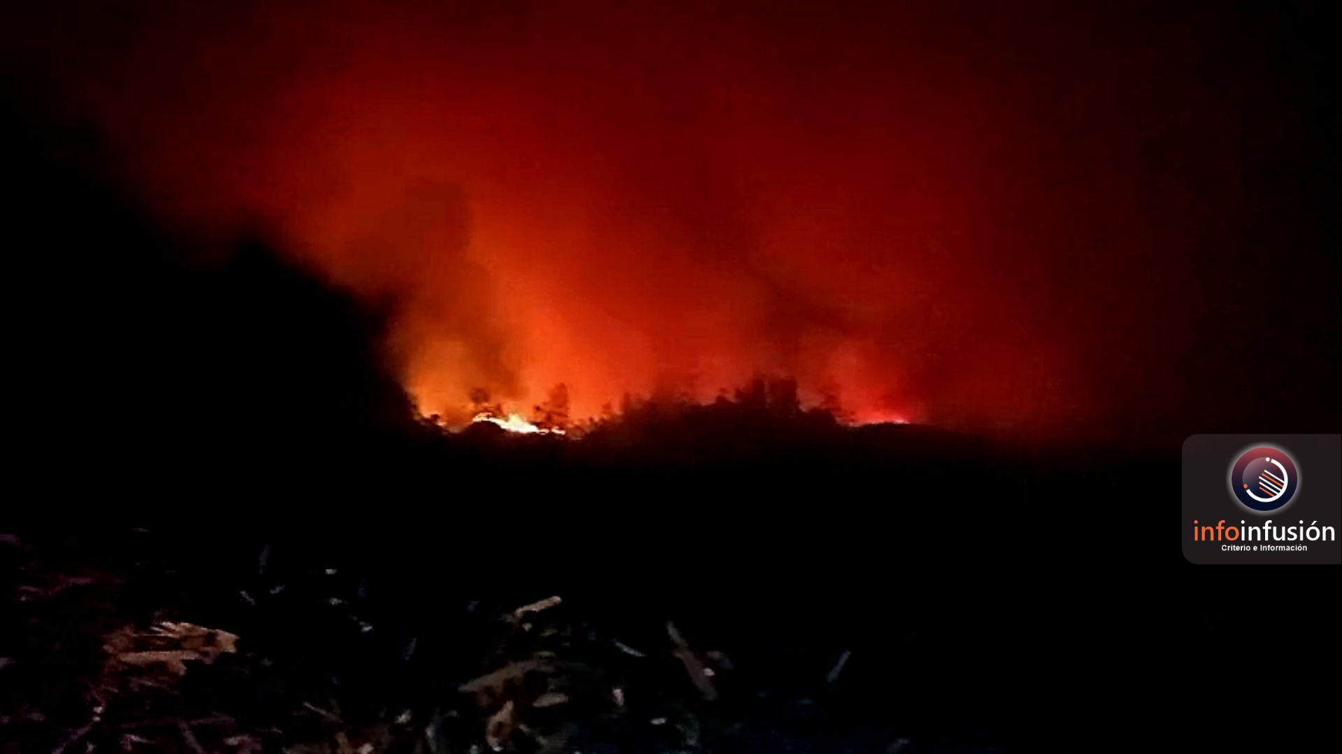 Incendio en Garabitos moviliza a brigadas y Bomberos
