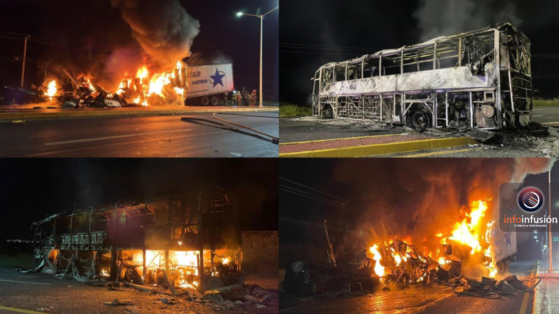 Zacatecas bajo fuego y violencia: bloqueos, incendios y enfrentamientos