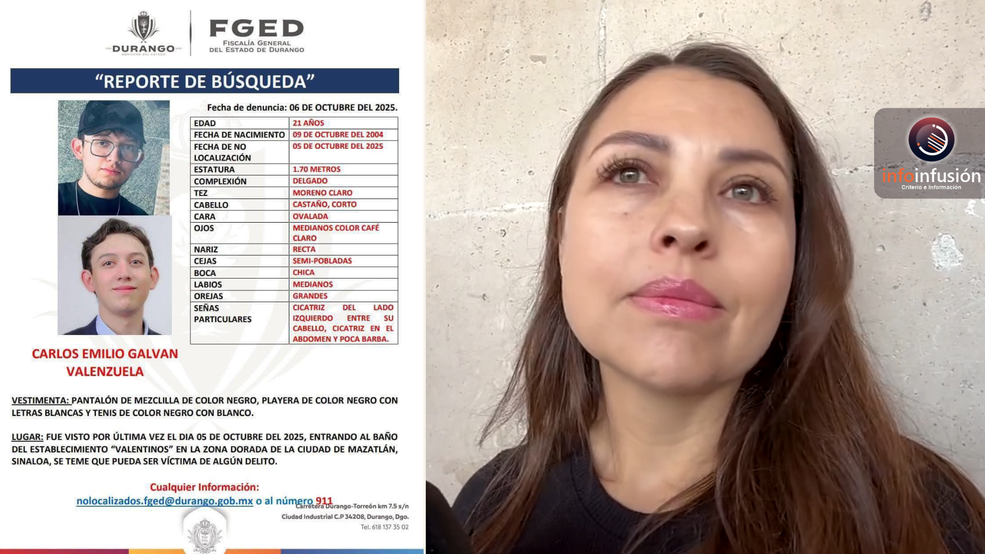 Sigue búsqueda de joven duranguense desaparecido en Mazatlán