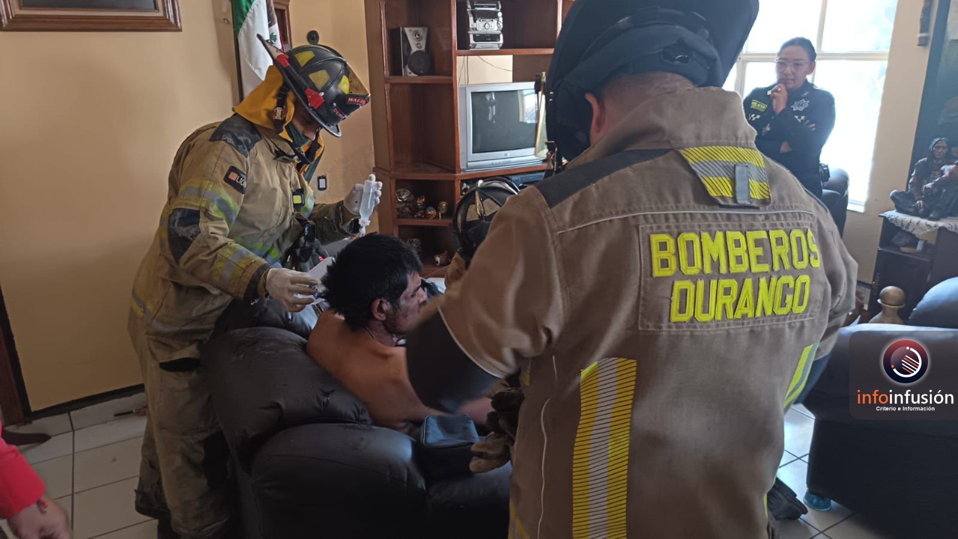 Pintor recibe descarga eléctrica de 13 mil volts en el Centro de Durango