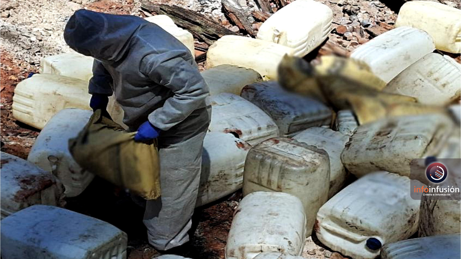 Desmantelan laboratorio de metanfetamina en Tamazula