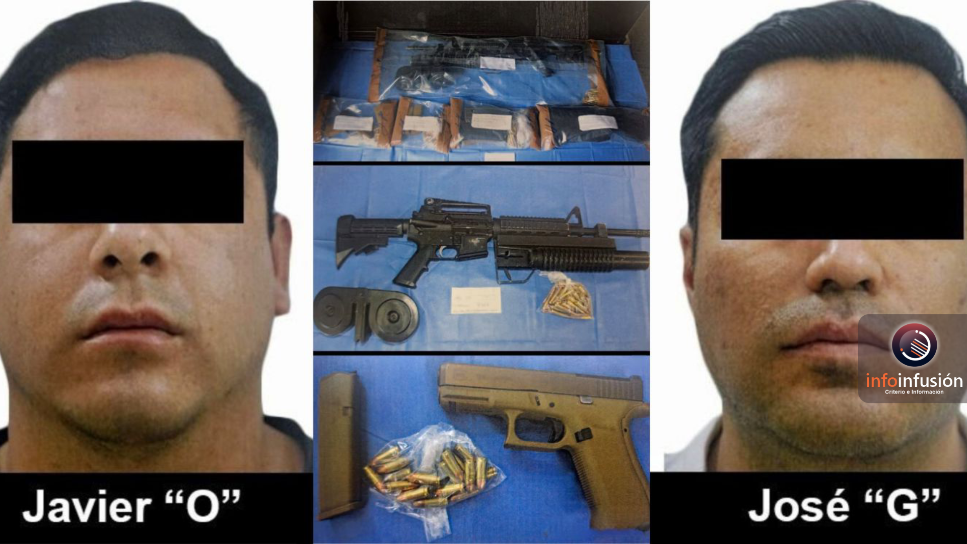 Vinculan a proceso a dos sujetos por portar arsenal