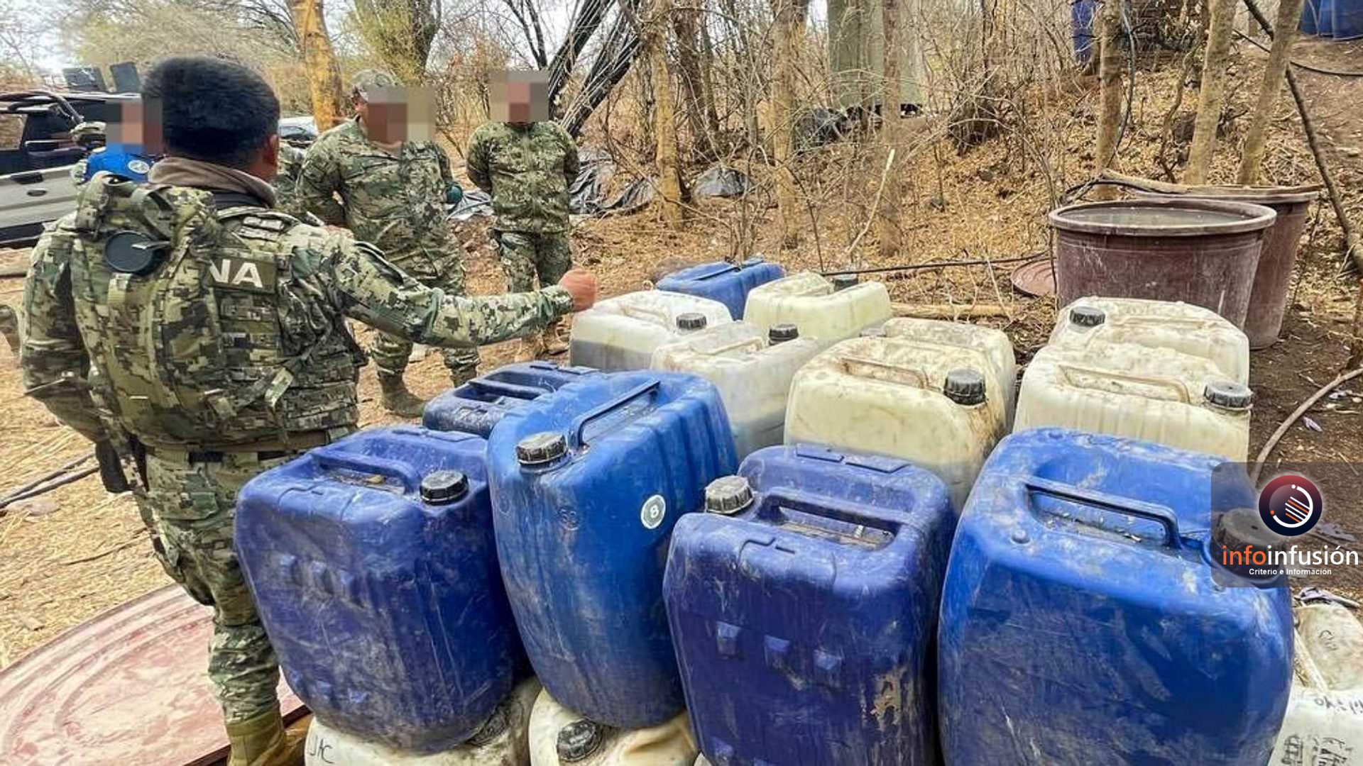 Desmantela Ejército laboratorio clandestino en El Triángulo Dorado