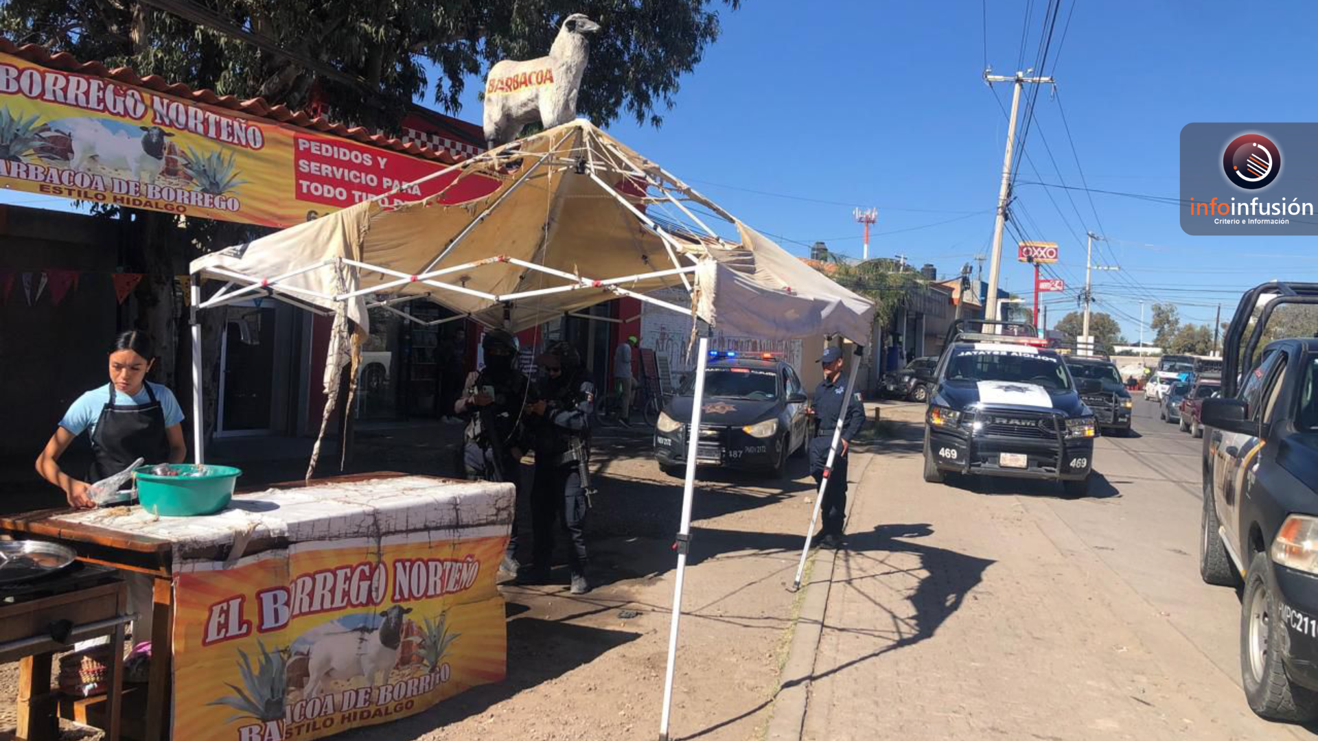 Fuga de gas provoca flamazo en negocio de fraccionamiento Mezquital