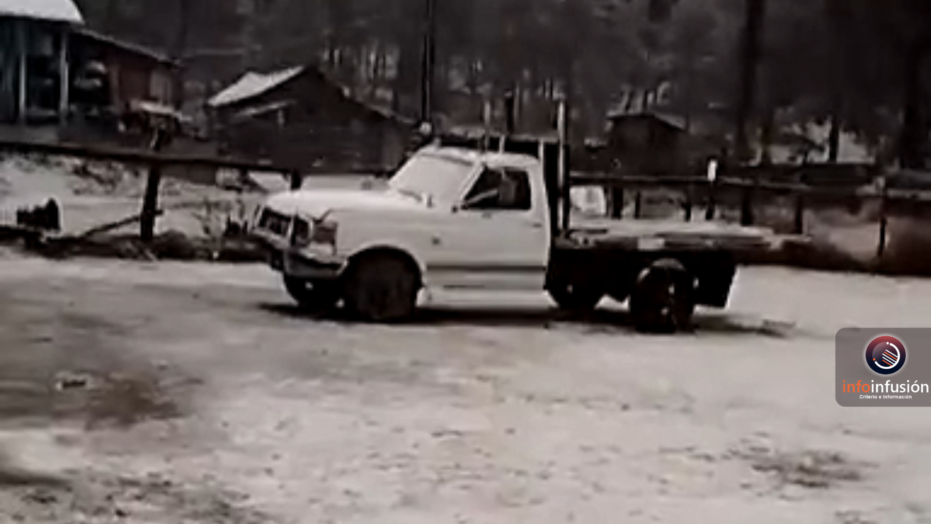 Primeras nevadas del frente frío 15 llegan a Guanaceví