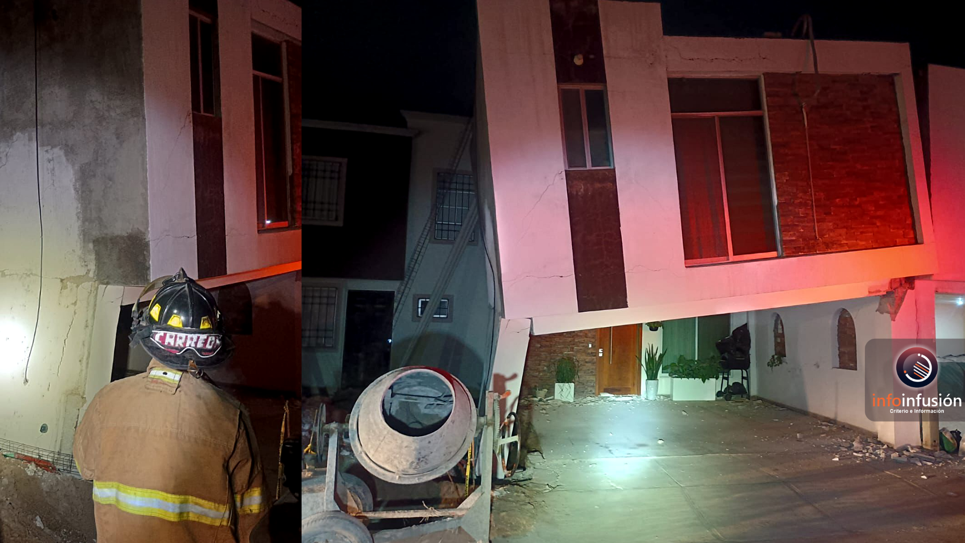 Evacuan vivienda en Residencial del Valle por riesgo de colapso